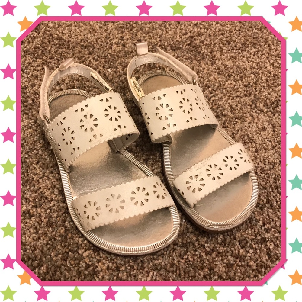 White Summer Sandles sz. 9